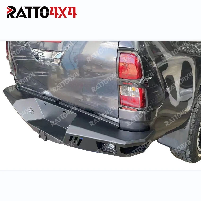 Ratto 4X4 Jeep Wrangler JL Rear Bumper Steel Bull Bar Steel Rear Bumper For Isuzu D- max