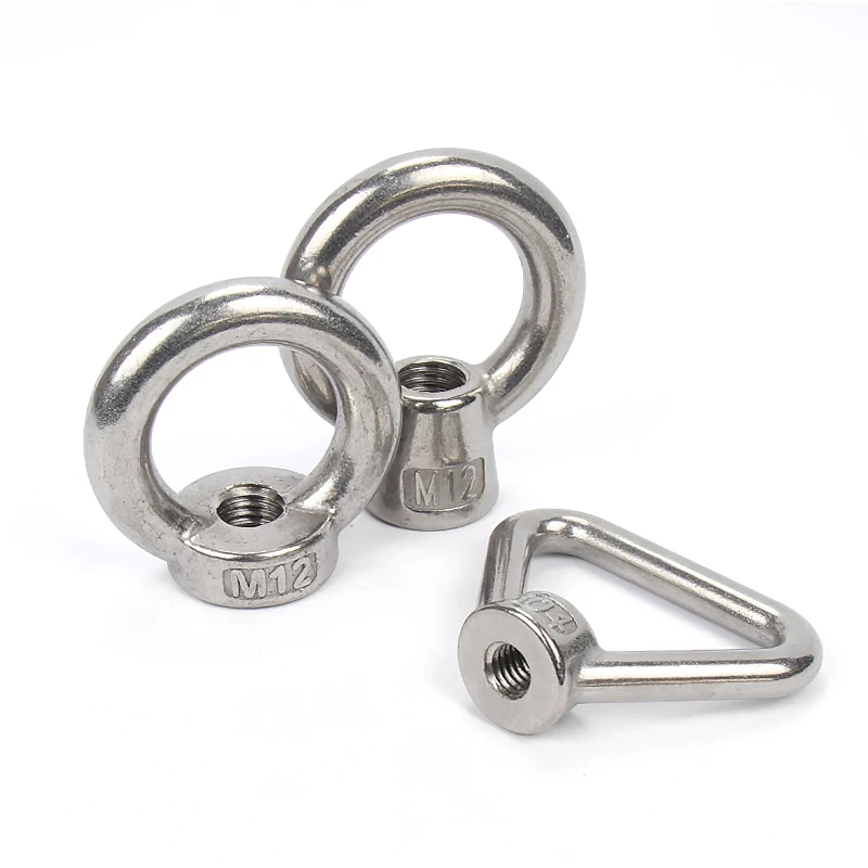 DIN582 rigging hardware rings nut 304, 316 stainless steel anchor eye bolt
