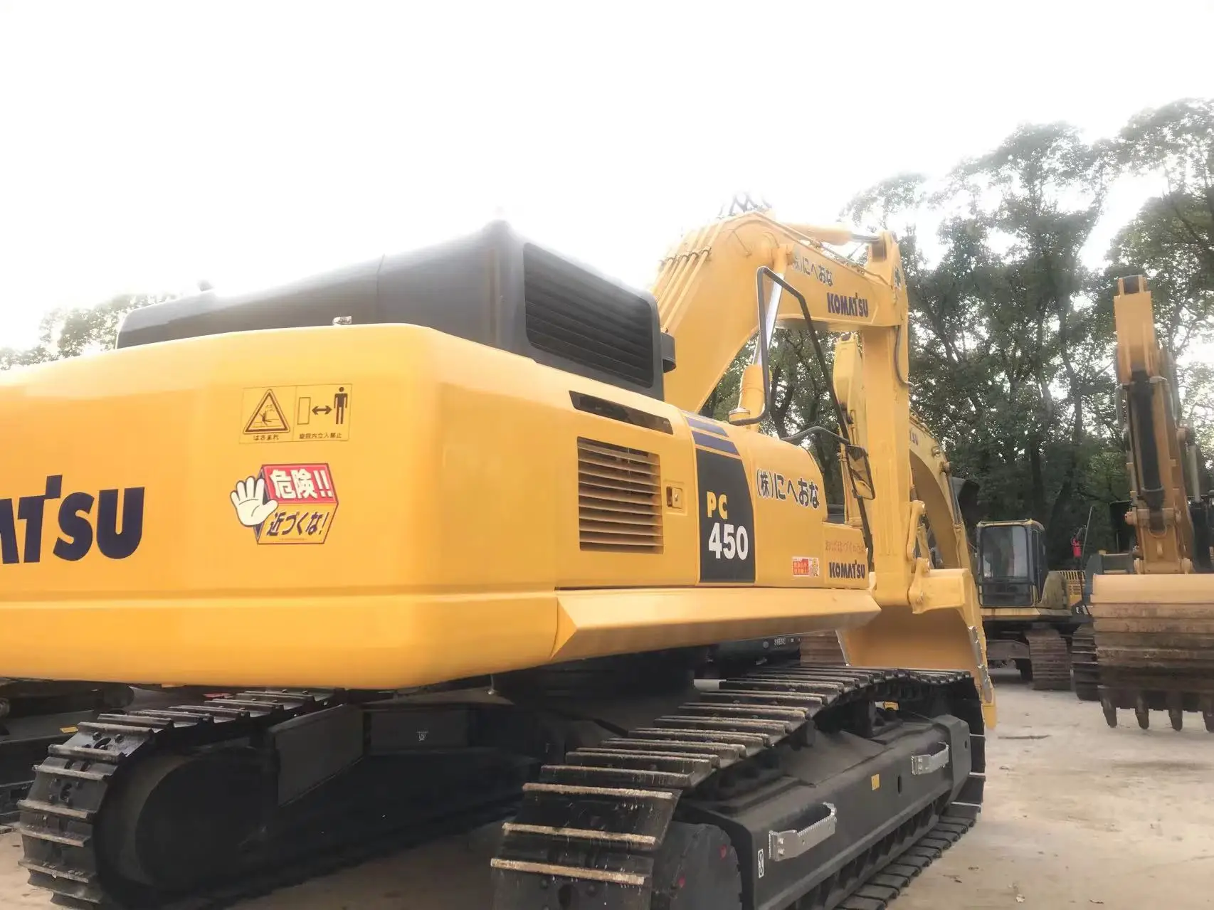 Komatsu PC450 PC450-7 PC450-8 Japan Used Excavator Large Heavy Earth moving Construction machinery 45 ton second hand dlgger