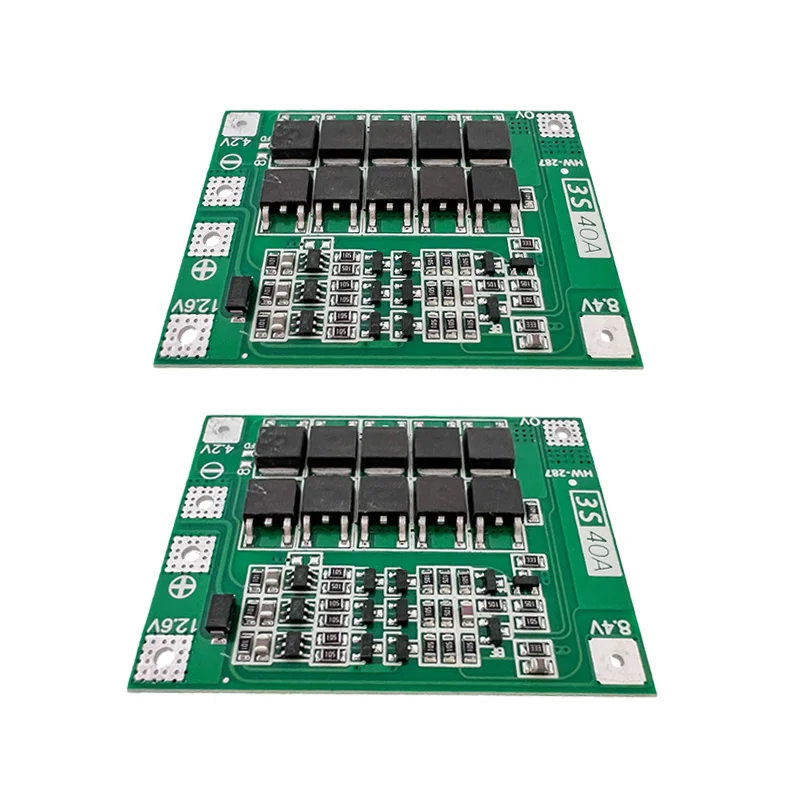 Enhance version 11.1V 12.6V Module 3S 40A Li-ion Lithium Battery 18650 Charger BMS Protection Board