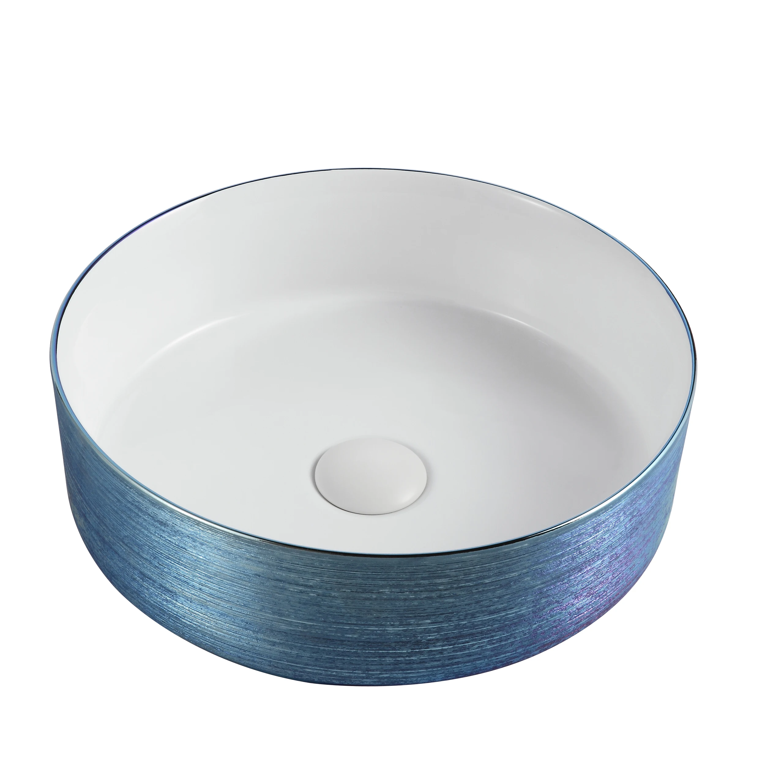 Chaozhou bathroom sanitaryware supplier ceramic stylish washbasin fashion attractive design electroplate basin sinks