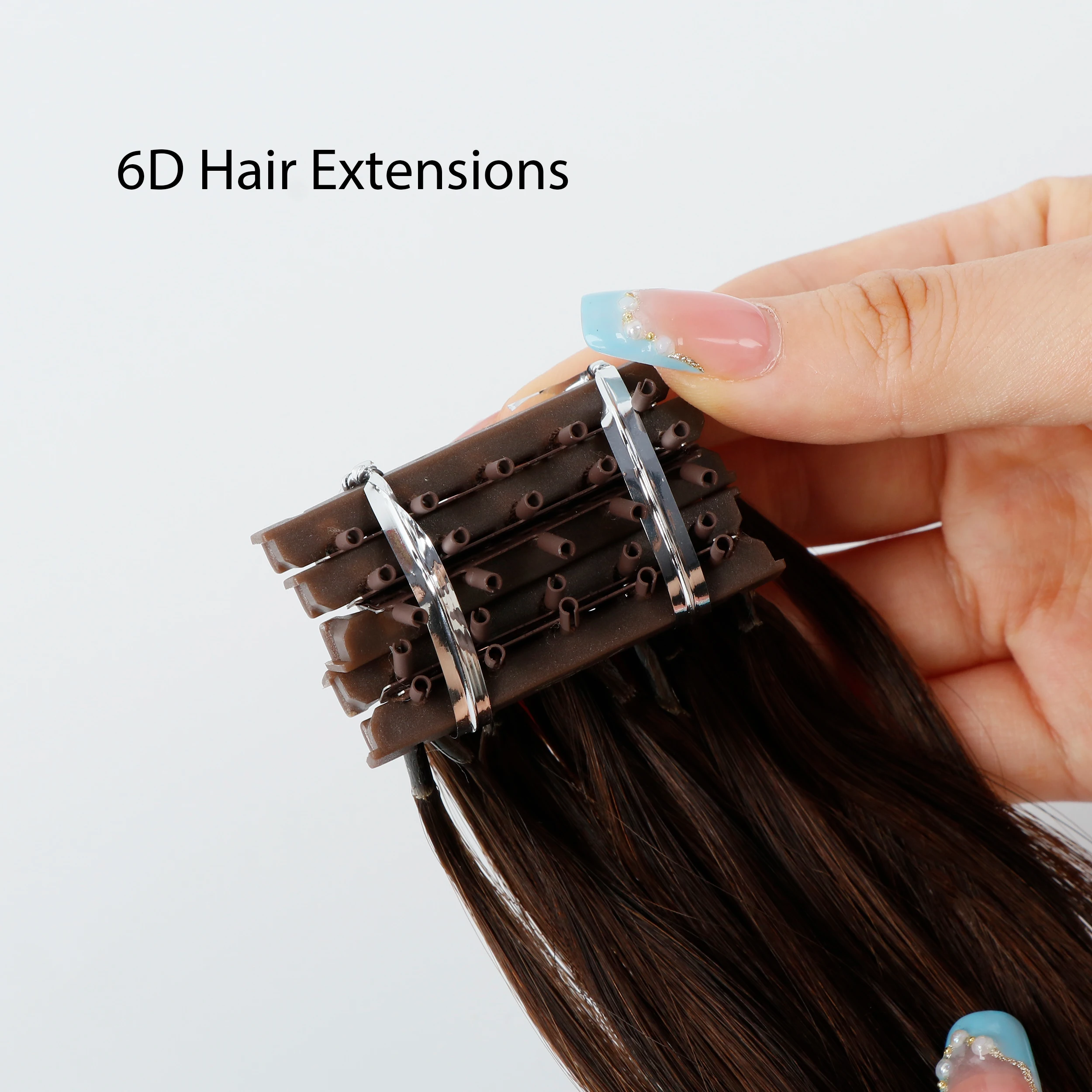 New Arrival Virgin 100 12A Russian Hair Cuticle Aligned Hair 6d Hair Extension Machine