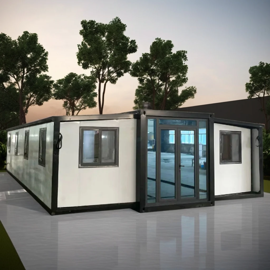 40Ft Mobile Foldable Prefabricated Steel Structure Container House 3 Bedroom Portable Home Office Building Sandwich Panel Shop