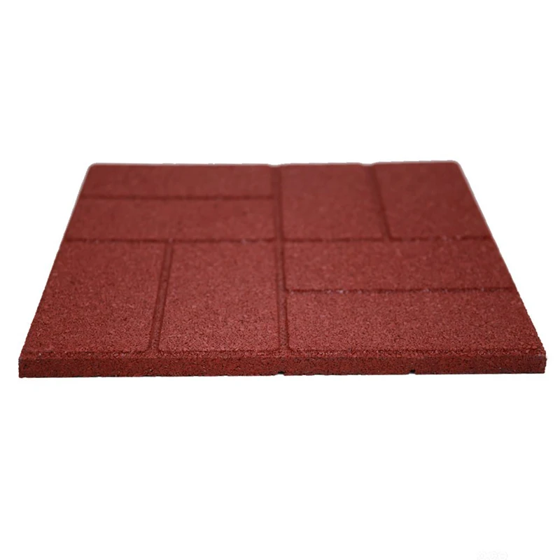 Anti smashing Rubber pavers horse barns/Dog bone rubber paver/rubber paving blocks