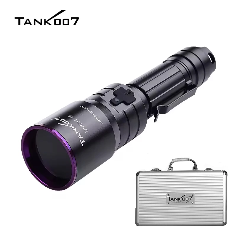 Tank007 UVC31 NDT UV torch 365nm uv flash light rechargeable ultraviolet Fluid Leak detection linterna industrial uv NDT torch