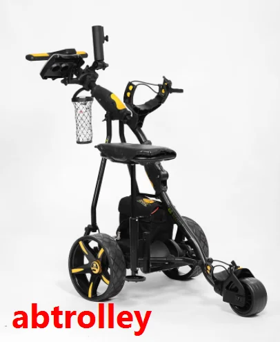 Motor Caddy Golf Trolley Buggy Remote Control Electric Golf Trolley With Seat