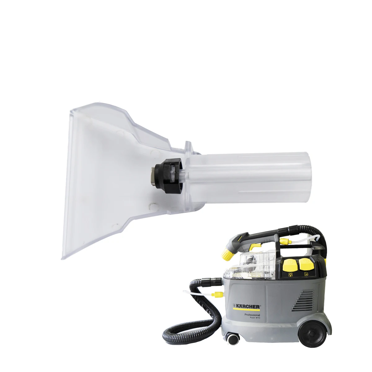 Factory Spray & Absorb Water Cleaning Head Brush For Kar cher Puzzi 8/1 Jet High Pressure Vacuum Cleaner Machine Parts Accessory