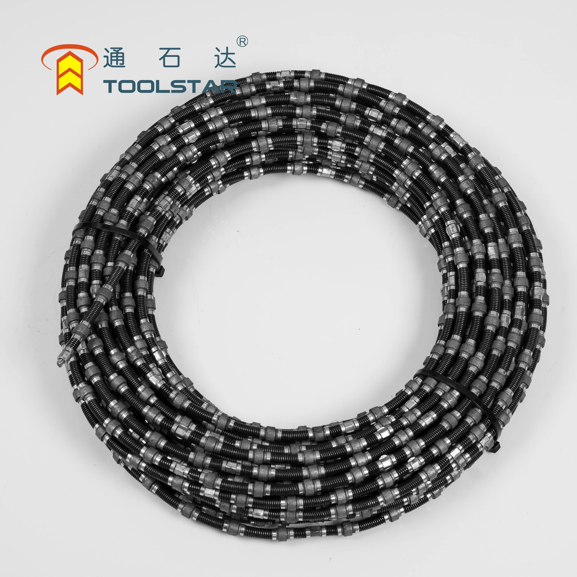 Toolstar Factory Price ODM OEM 11mm 11.5mm Diamond Quarry Wire Saw for Marble Shaping Cutting