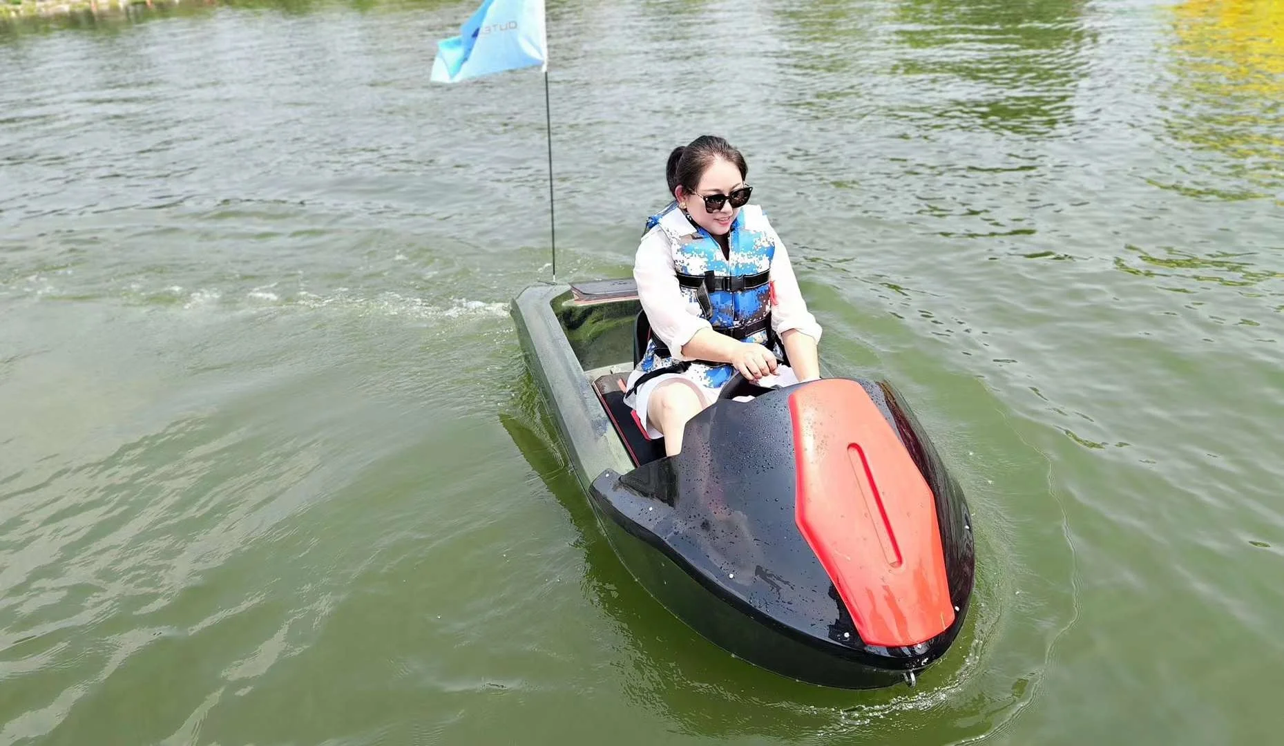 Water Go Karting Racing Electric Aqua Go Kart Mini Jet Ski Boat For Sale