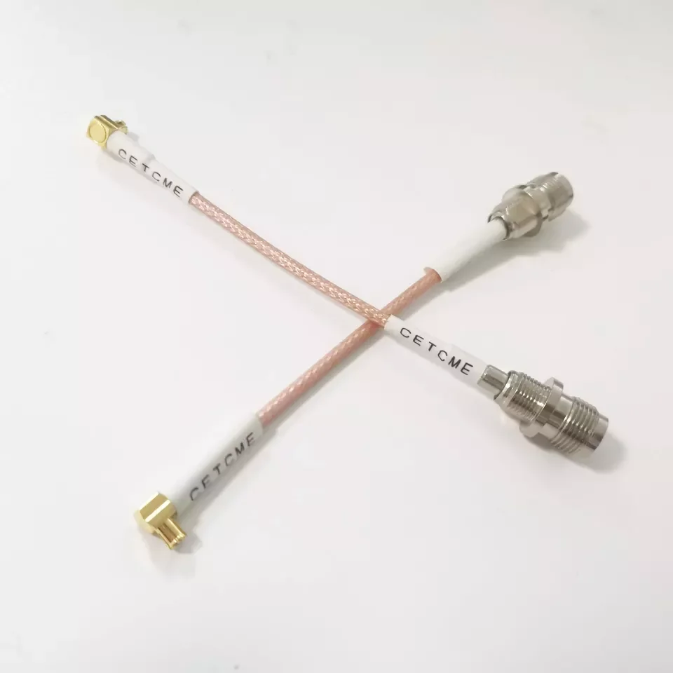 copper RG178  RG316 with N-Female RP SMA-Female Flange RF Coaxial Cable Assembly