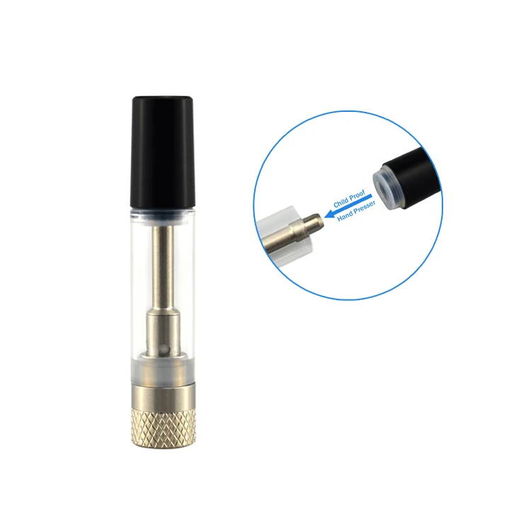 
Gfluss 510 thread cartridge vape ceramic heater glass tank vape pen cbd cartridge .5ml 
