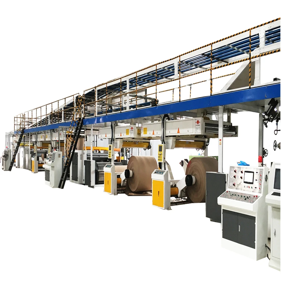 5 ply corrugated cardboard production line