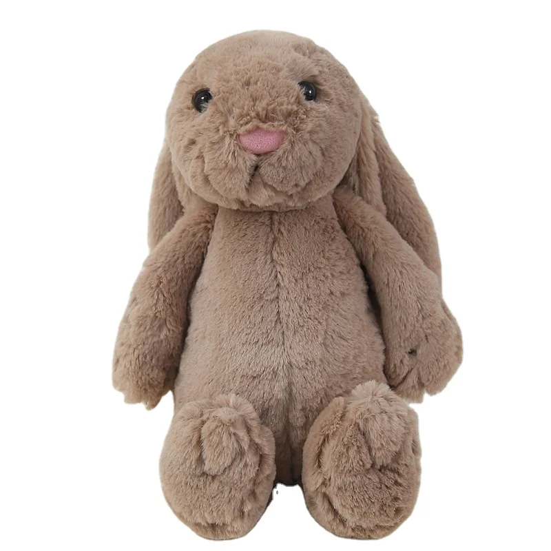 30cm Blossom Easter Rabbit Plush Bunny Long Ear Color Stuffed Soft Bunny Animal Plush Bunny Toy