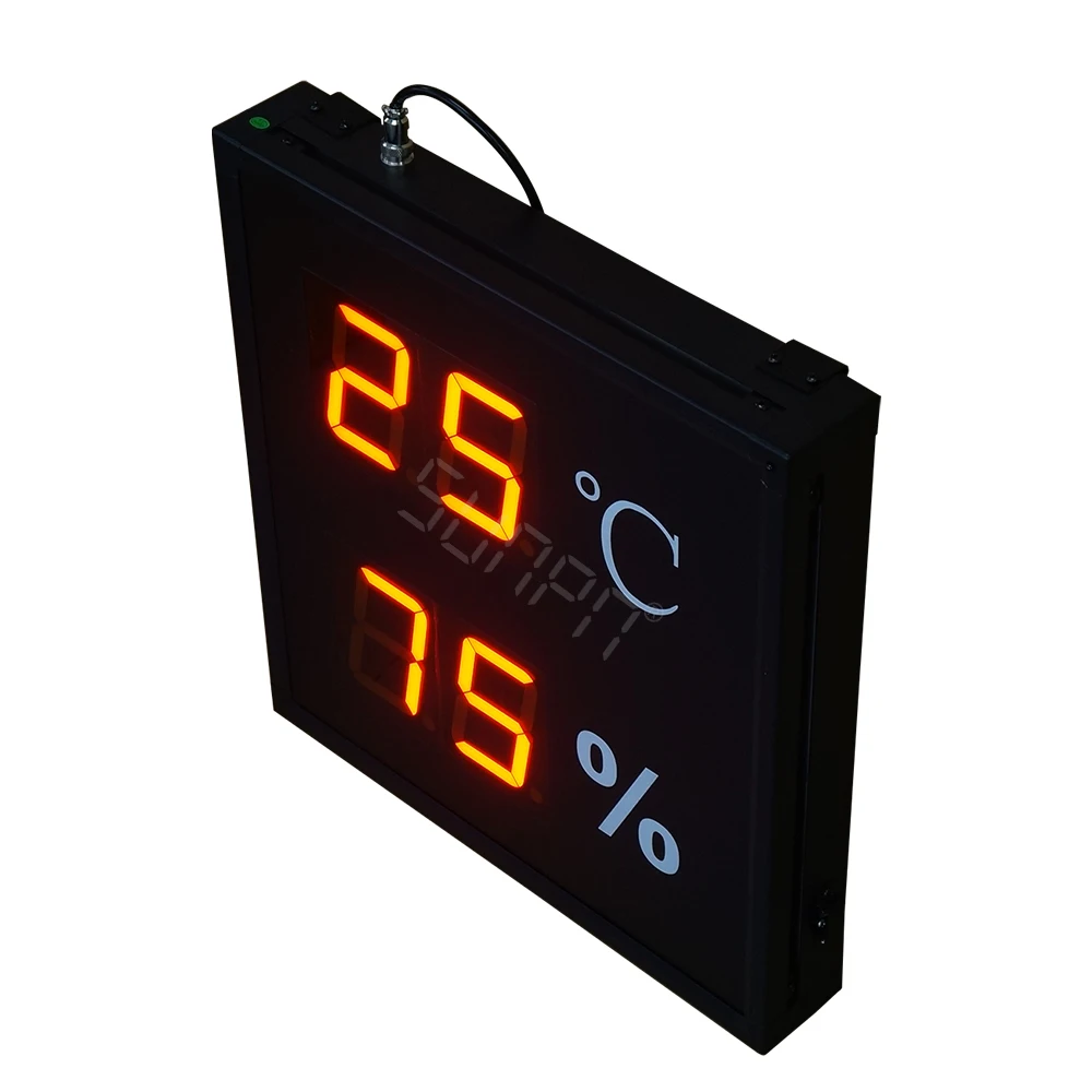 Large Temperature and Humidity Display Board for Bakery Bake Monitoring Display