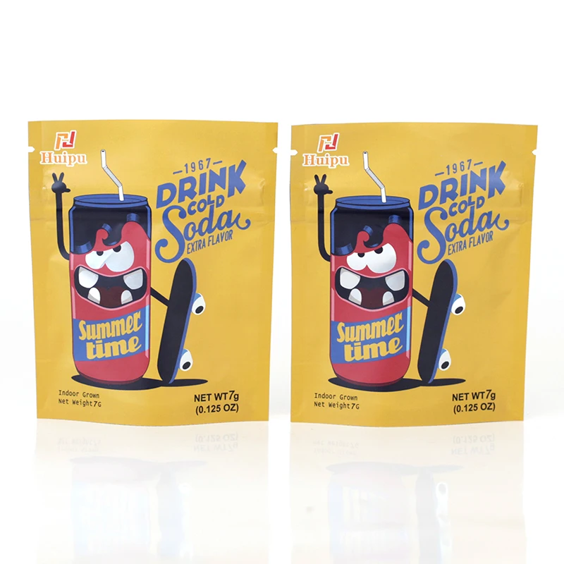 Reclosable Food Grade Safe Plastic Locking Bag with Tear Notches Pouch Customised Self Sealing Aluminum Foil Snack Package Bags