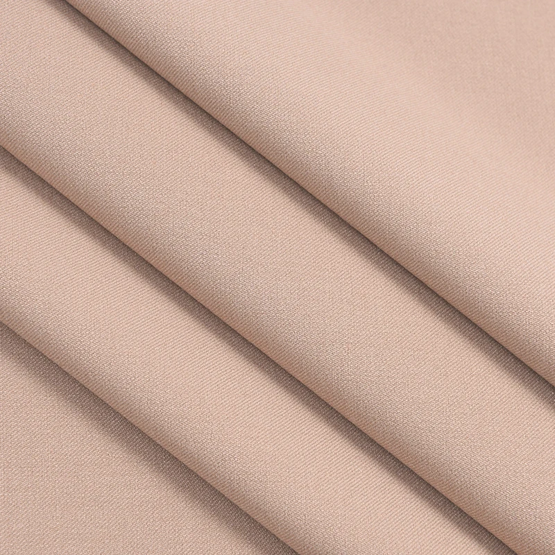 Wrinkle Resistant Multicolor solid tr polyester rayon spandex fabric for formal female suit
