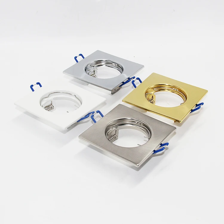 Modern ceiling recessed spotlight square fixture led spot light lamp gu10 mr16 led spot lihgt fittings Home Store Use