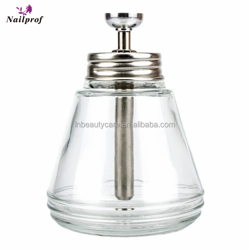 Nailprof 150ML Nail Glass Bottle Anti-corrosion Empty Pumping Dispenser Container Nail Polish UV Gel Remover Alcohol Press Tools