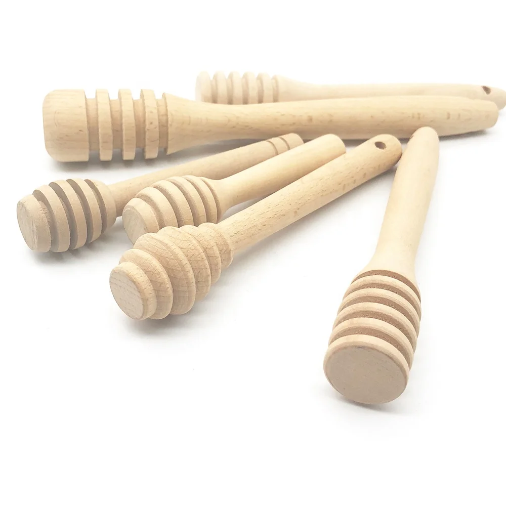 wholesale english tea store natural small  honey stir sticks