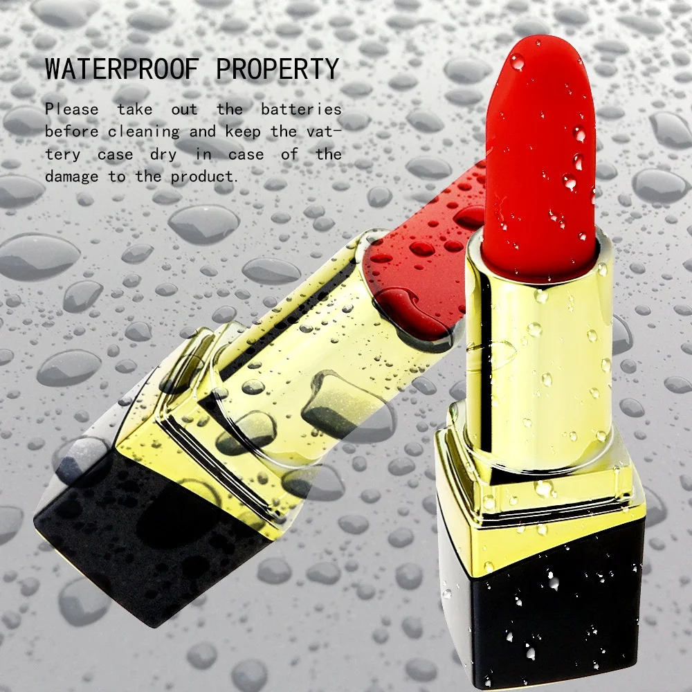 Soft Silicone Waterproof USB Charging Electric 10 Mode Vibrations Lipstick Sucking Vibrator Massager for women