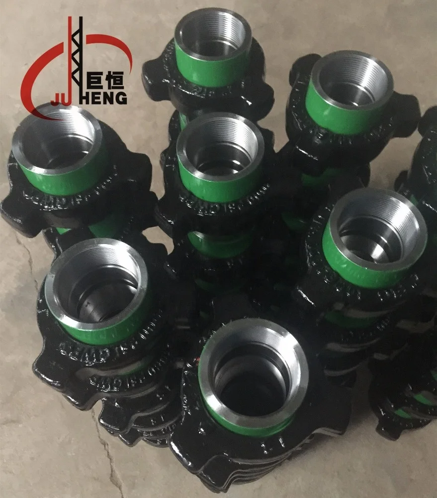 Female male threaded welding carbon steel forged fmc weco hammer union fig 300