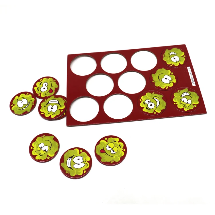Custom Print Playing Funny Round Board Game For Children