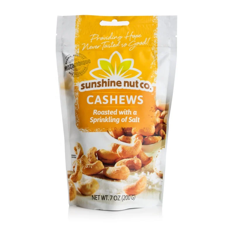 Dried Fruit Roasted Snack Mixed Nuts Almonds Pecan Seeds Walnut zip lock packaging pouch Aluminum Foil Raw cashew nut bags