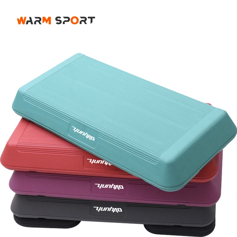 Wholesale High Quality Custom Logo Home Gym Exercise Fitness Workout 72CM Non Slip Adjustable Aerobic Step Platform