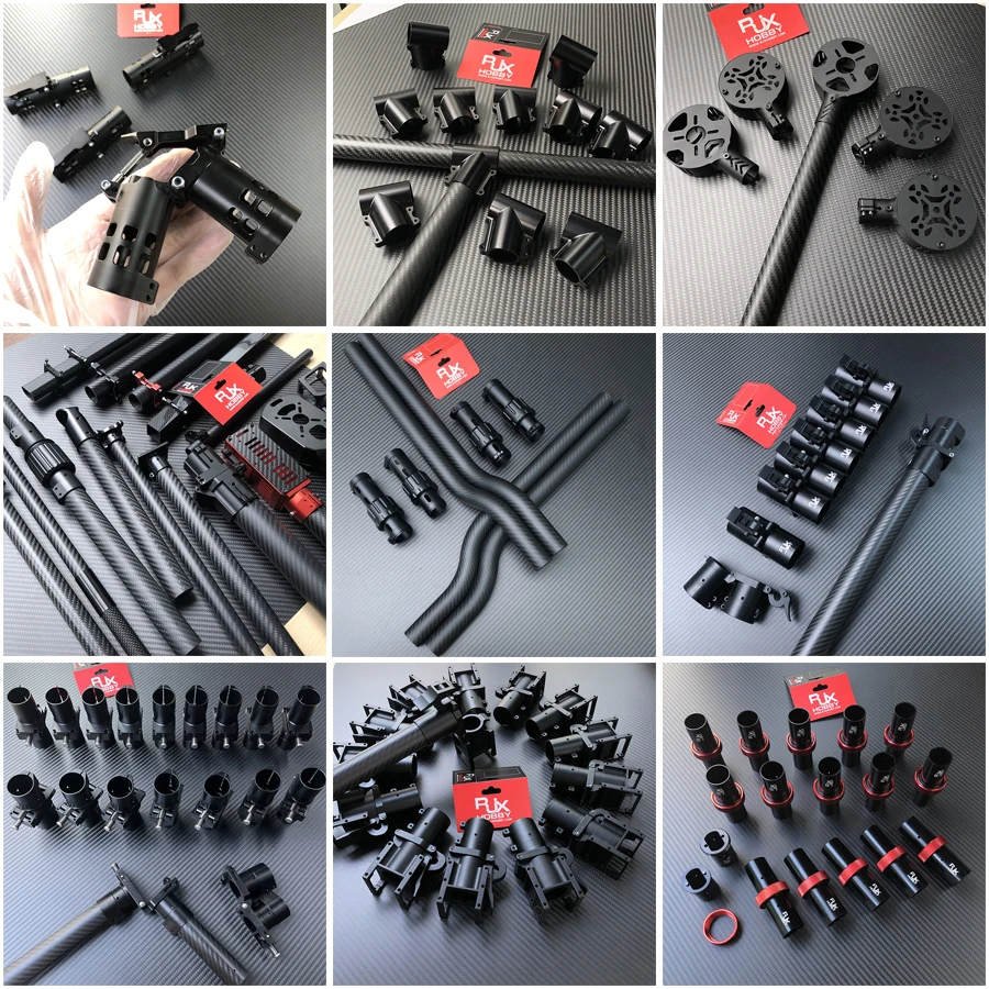 RJX 110 degree 20mm 25mm 30mm Tee Joint Three-way Landing Gear Connector for UAV Drone accessories