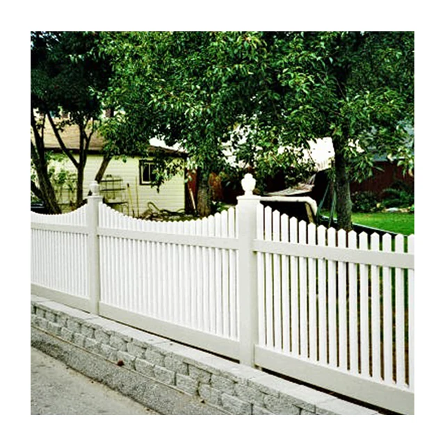 High Quality Picket Fence Vinyl Picket Fence/barriere de securite