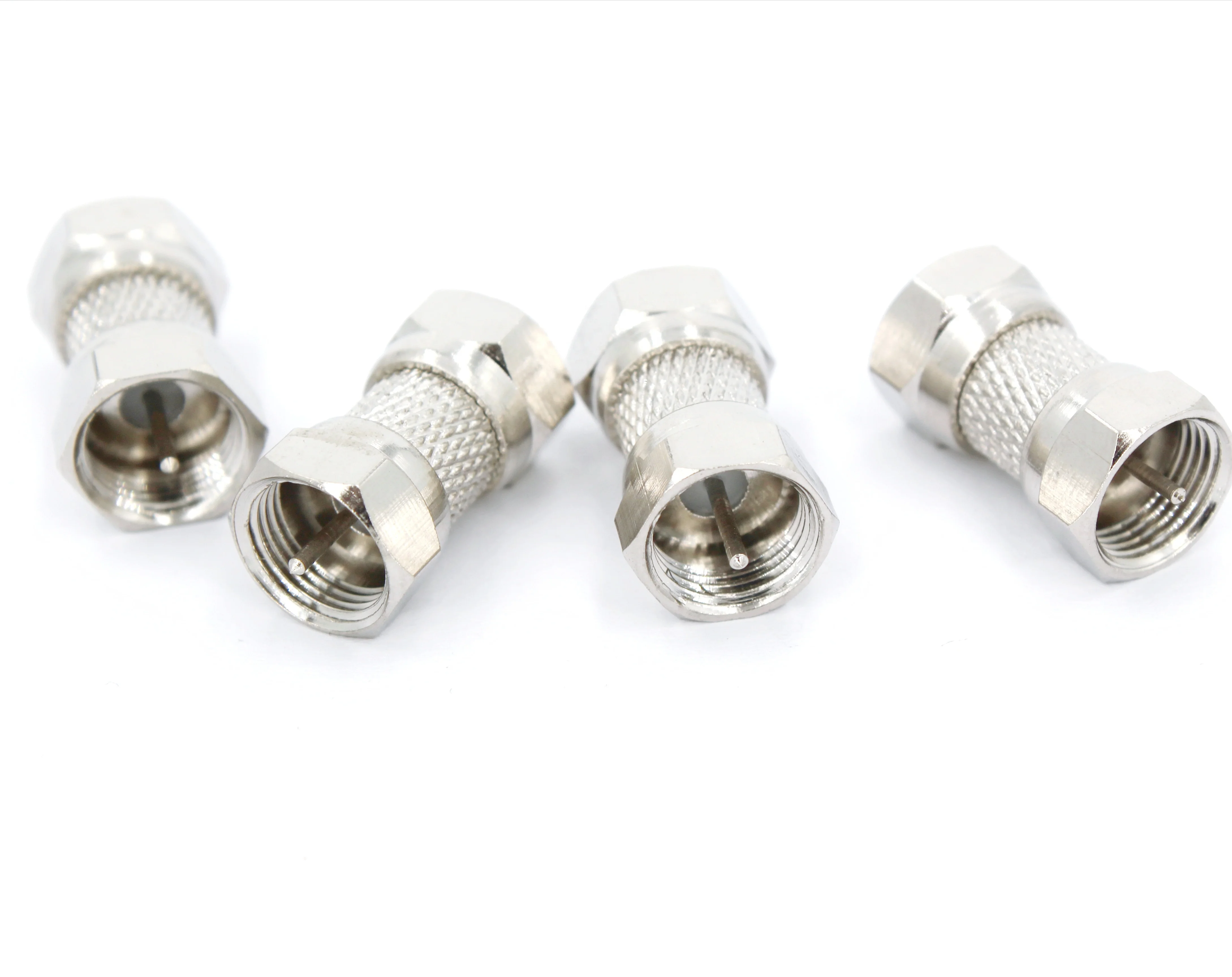 RF coaxial F male to male connector adapter RF connector & adapters F waterproof cable connector