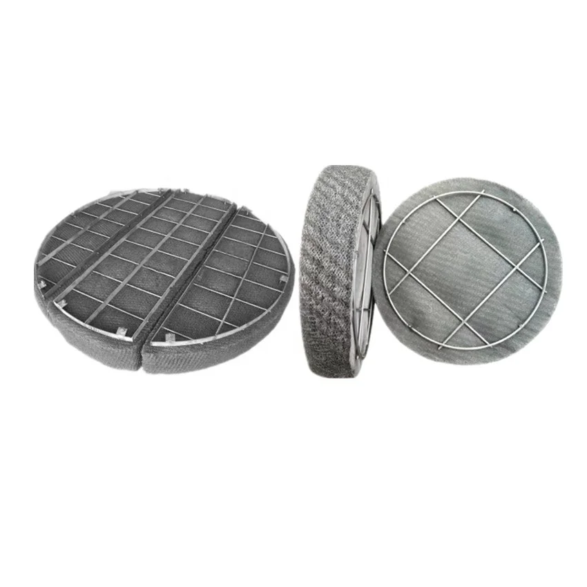 Factory Drawer and wave type demister gas-liquid filter demister pad in boiler steam drum for Gas Scrubber Chemical Internals