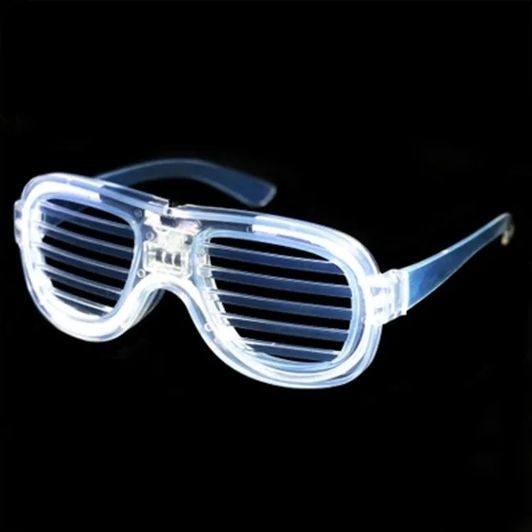 Promotion Colorful Led Light Up Glasses Shutter Shades Neon Glowing LED Glasses For Halloween Birthday Party