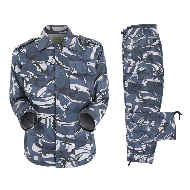 KMS High Quality Wholesale BDU Combat Guard Uniform Tactical Clothing Uniform Camouflage Tactical Uniform