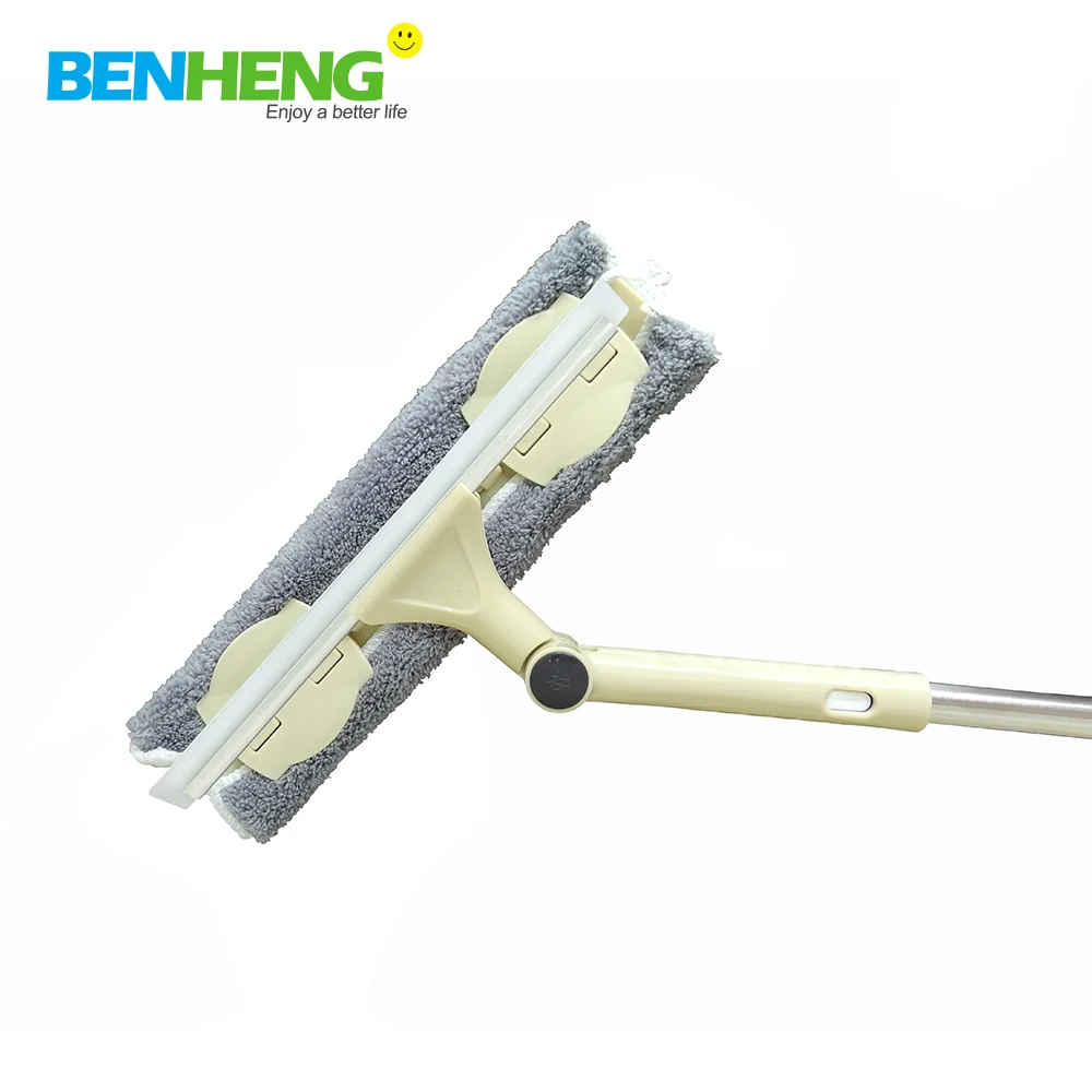 BENHENG Long handle high rise window cleaning equipment with telescopic pole glass window cleaning wiper