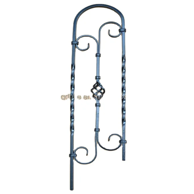 wrought iron forged balusters staircases spindle curved wrought iron stair railings