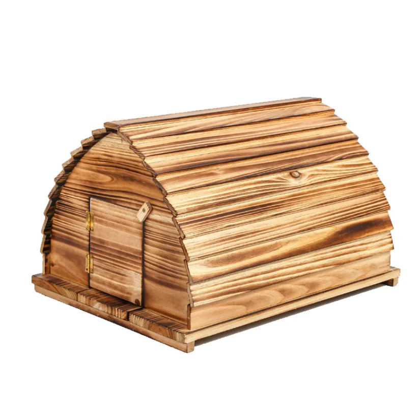 USMILEPET Factory Direct Artisan Wooden Hedgehog House Customised Shelter For Small Animals Hamster Chinchilla Hiding Sleeping