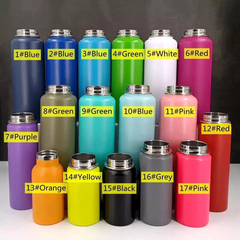 Factory Directly 64 oz Large Stainless Steal Water Bottle 2.2L Thermos Vacuum Flask