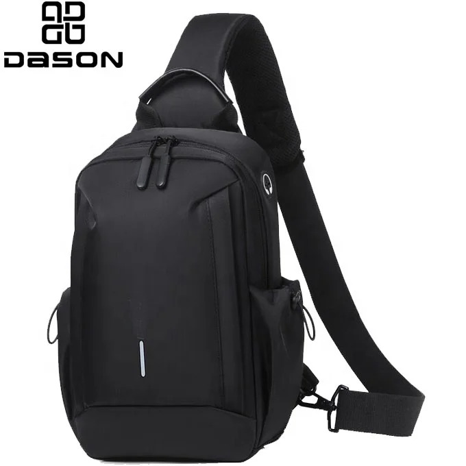 Custom RPET Sling Backpack for Men Chest Backpack