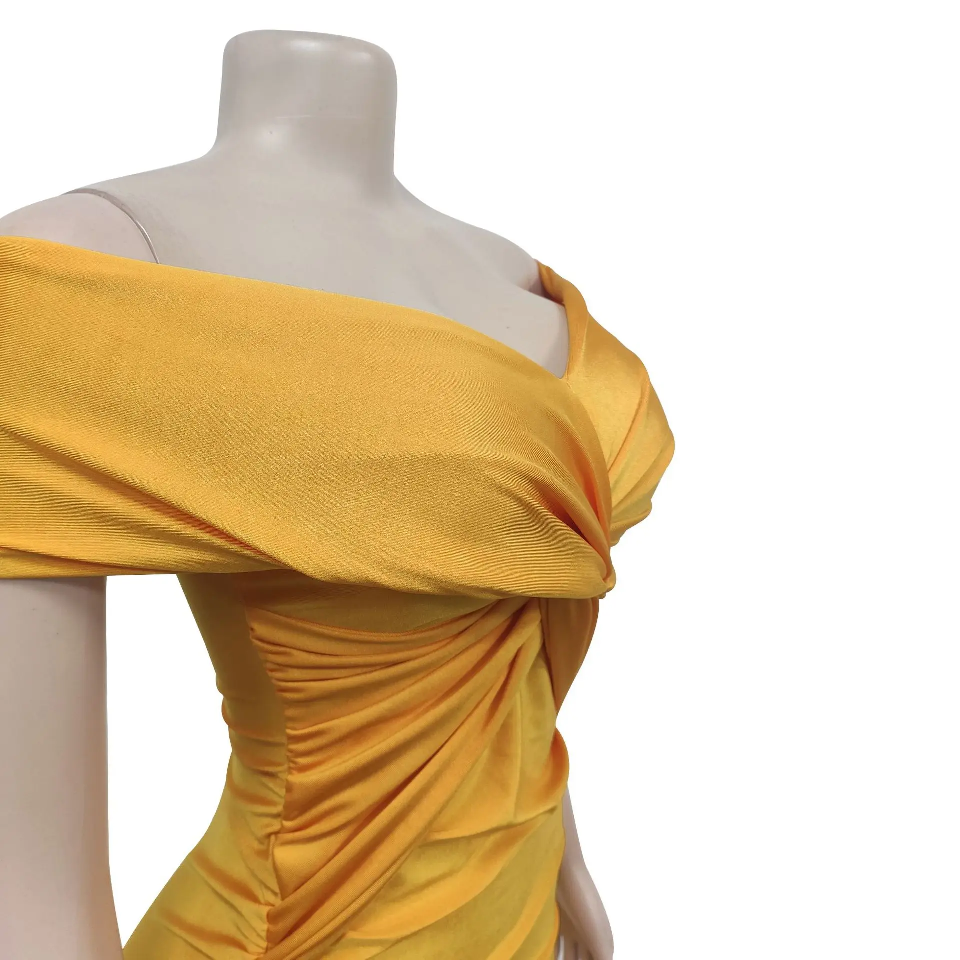 High Quality Summer Party Dress 2024 Elegant Wedding Dresses Strapless Pleated Bodycon White Mini Cocktail Dresses Formal