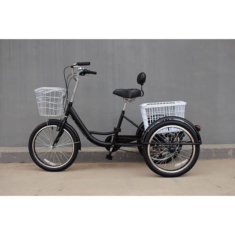 24 дюйма единой скорости 3 колесный велосипед/велорикша/складной трехколесного велосипеда/трициклы, Китай, ew взрослых трех колесный грузовой трехколесный велосипед для взрослых