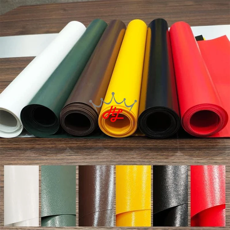 HL Stocklot 550 Gsm 1000 Gsm Waterproof PVC Coated Canvas Tarpaulin Price