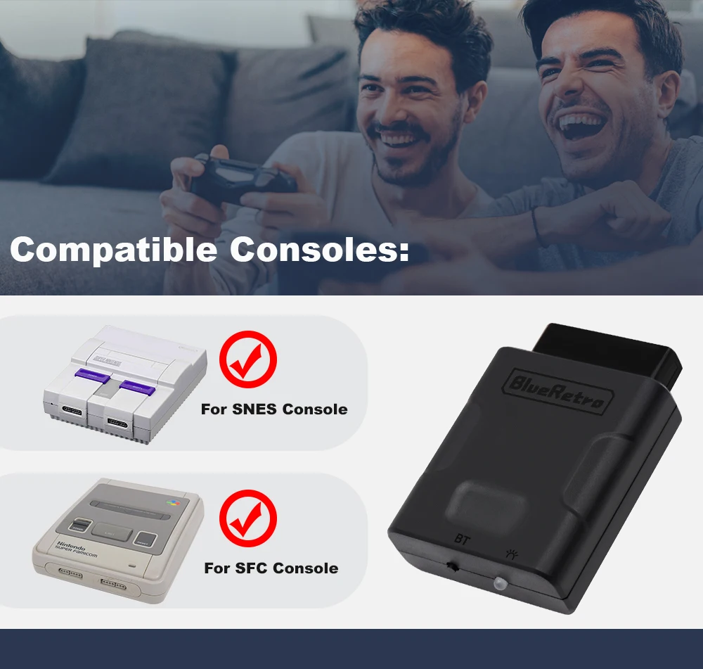 BlueRetro Wireless Game Controllers Adapter for nintend SNES/sfc console