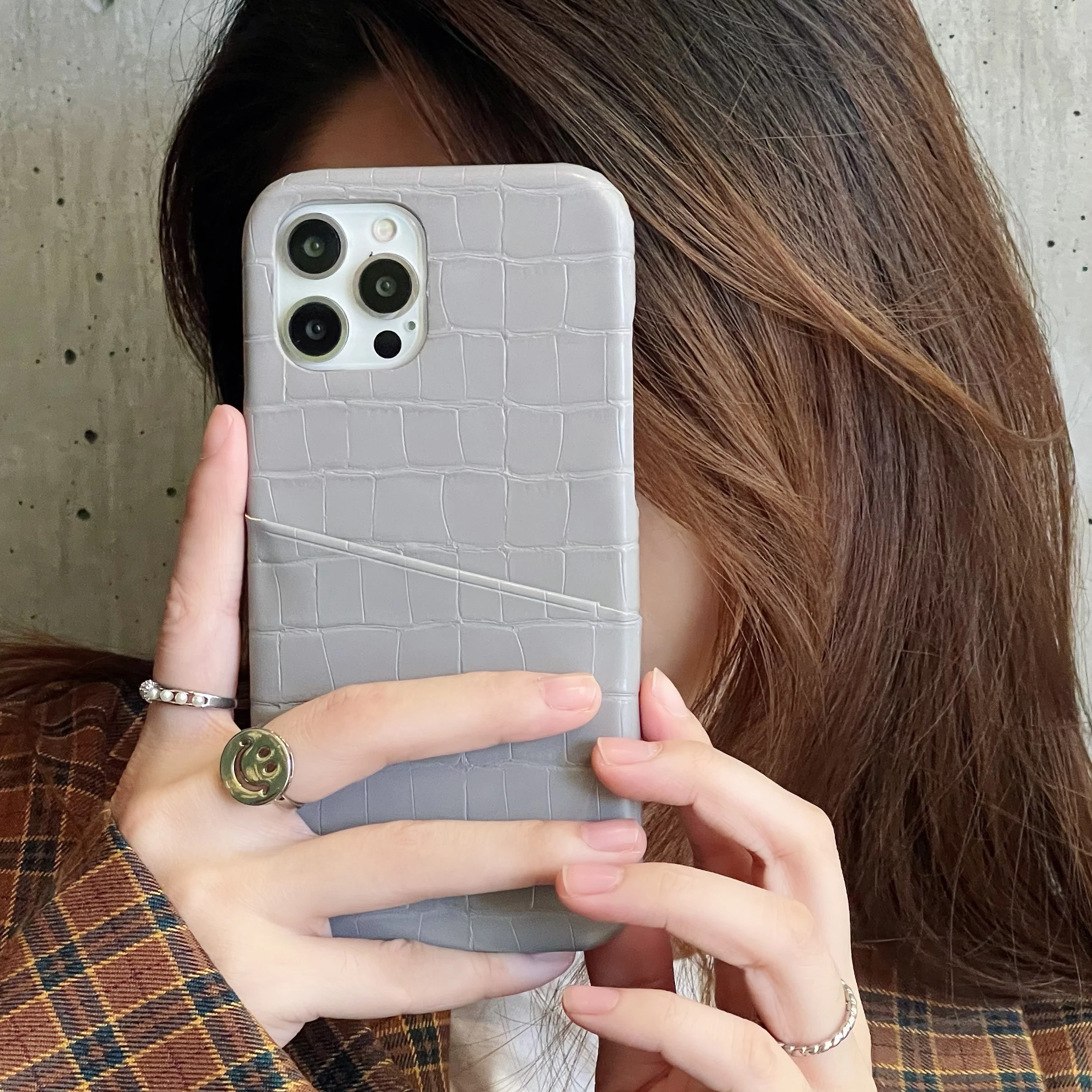 Luxury Crocodile pattern leather card case storage type mobile phone case for iPhone 11 12 13 14 Pro Max Cover