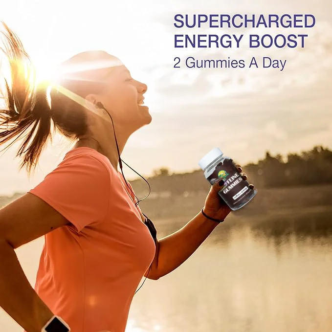 OEM Private Label Boost Of Energy Caffeine & Herbal Extract Infused Gummies Caffeine Gummies