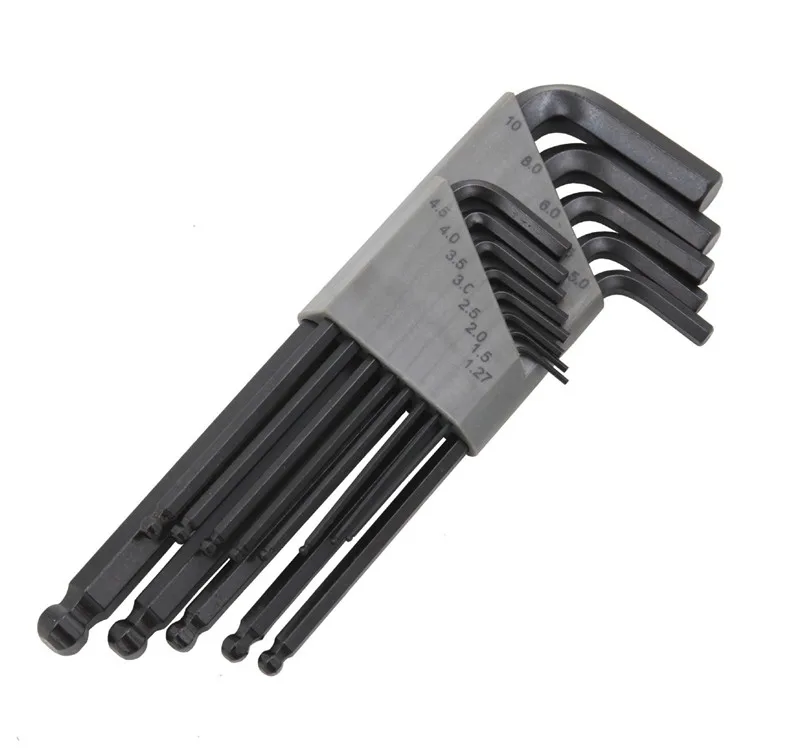 DR-2803002 Hand Tools Wrench 9pcs 13pcs Hex L Key Spanner Allen Trox Flat Hex Set