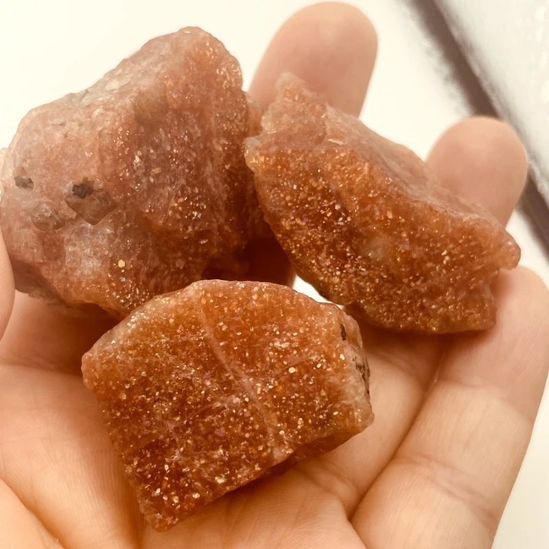Wholesale Natural Quartz Raw Crystal Gemstones Healing Stones Jewelry Golden Sunstone Rough for Home Decoration