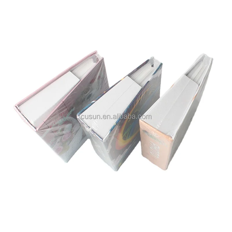 2024 Custom Printing high quality white pp inner sheets 4x6 photo album 100 photos
