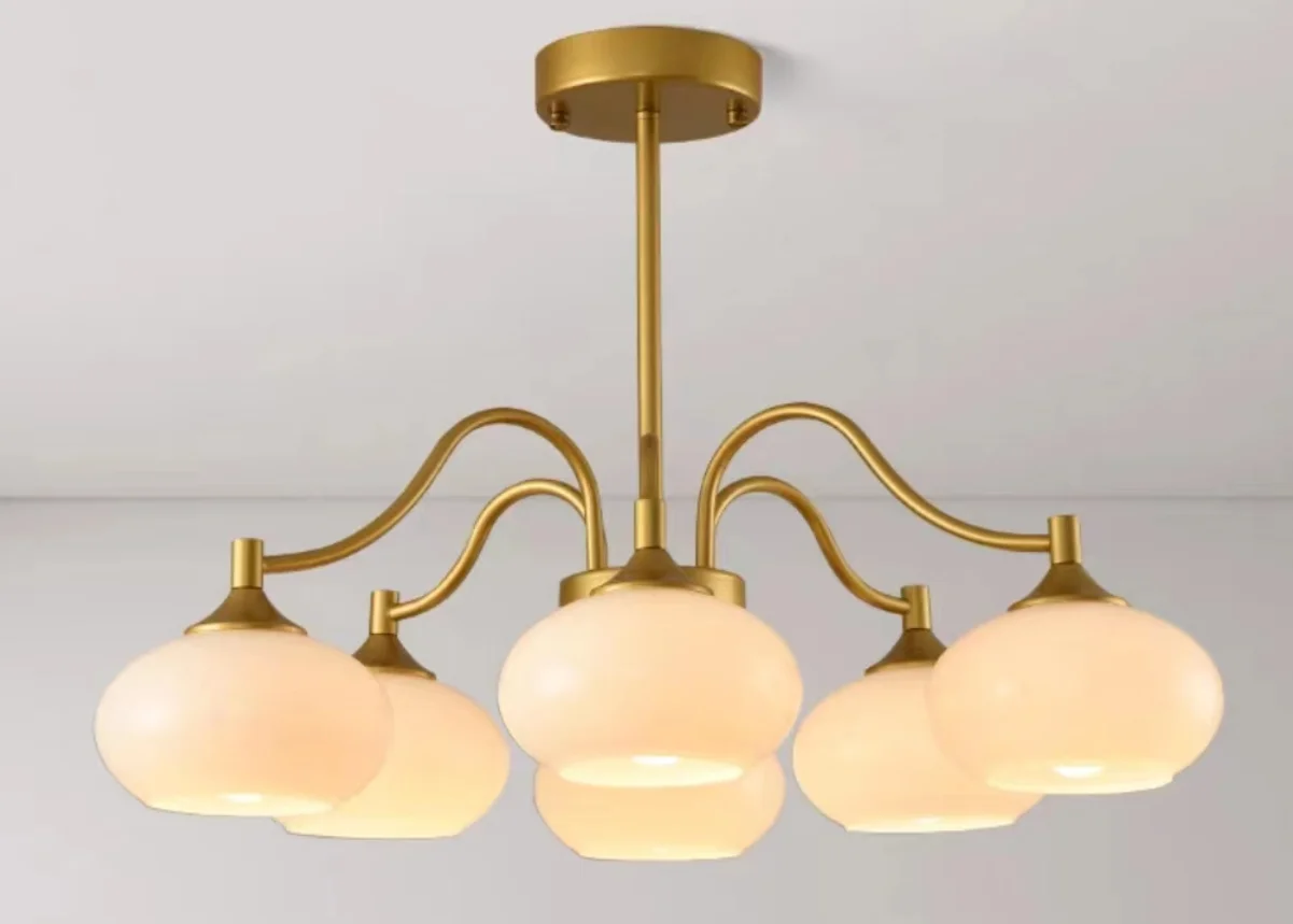 Creative European-style 5-head/8-head simple and modern chandelier living room dining room bedroom chandelier(6811-8P)