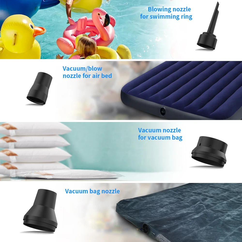 CE Rosh KC PSE 6000mAh 50000RPM Compressed Electric Air Duster Gun Blow Dusters Cordless Compressed Air Duster